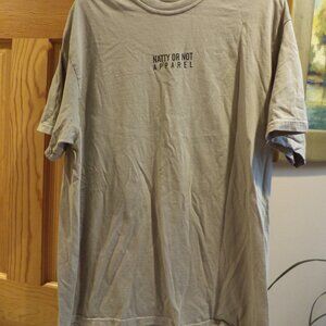 NATTY OR NOT T-Shirt - - Light Green with Black Accents  - XL